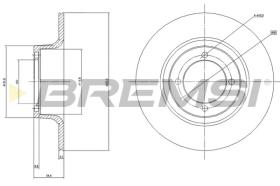 Bremsi CD6696S - DISCO DE FRENO | BRAKE DISCS