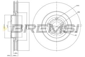 Bremsi CD7318V - DISCO DE FRENO | BRAKE DISCS