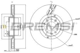 Bremsi CD7319V - DISCO DE FRENO | BRAKE DISCS