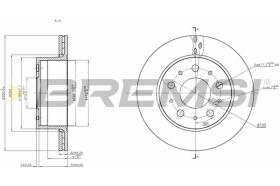 Bremsi CD7321V - DISCO DE FRENO | BRAKE DISCS