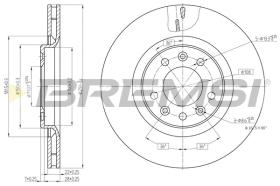 Bremsi CD7326V - DISCO DE FRENO | BRAKE DISCS