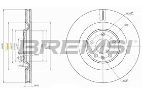Bremsi CD7327V - DISCO DE FRENO | BRAKE DISCS