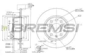 Bremsi CD7328S - DISCO DE FRENO | BRAKE DISCS