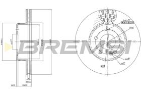 Bremsi CD7330V - DISCO DE FRENO | BRAKE DISCS