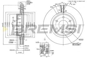 Bremsi CD7332V - DISCO DE FRENO | BRAKE DISCS