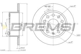 Bremsi CD7334S - DISCO DE FRENO | BRAKE DISCS