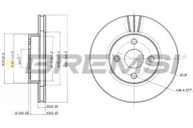 Bremsi CD7335V - DISCO DE FRENO | BRAKE DISCS