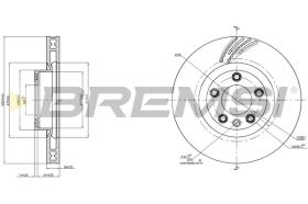 Bremsi CD8019VLS - DISCO DE FRENO | BRAKE DISCS