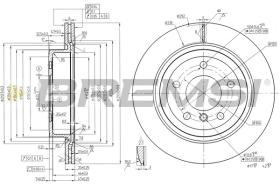 Bremsi CD8034V - DISCO DE FRENO | BRAKE DISCS