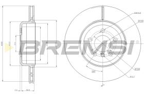 Bremsi CD8037V - DISCO DE FRENO | BRAKE DISCS