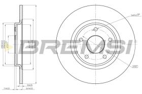 Bremsi CD8217S - DISCO DE FRENO | BRAKE DISCS