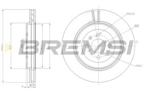 Bremsi CD8226V - DISCO DE FRENO | BRAKE DISCS