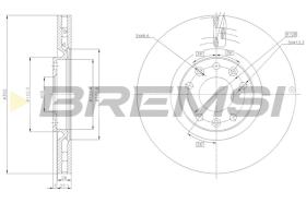 Bremsi CD8237V - DISCO DE FRENO | BRAKE DISCS