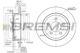 Bremsi CD8288S - DISCO DE FRENO | BRAKE DISCS