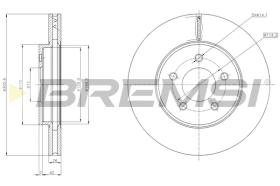 Bremsi CD8357V - DISCO DE FRENO | BRAKE DISCS
