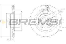 Bremsi CD8496VLS - DISCO DE FRENO | BRAKE DISCS