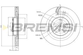 Bremsi CD8496VRD - DISCO DE FRENO | BRAKE DISCS