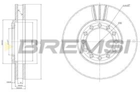 Bremsi CD8526V - DISCO DE FRENO | BRAKE DISCS
