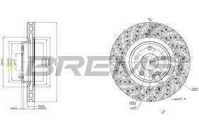 Bremsi CD8559V - DISCO DE FRENO | BRAKE DISCS