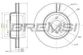 Bremsi CD8616V - DISCO DE FRENO | BRAKE DISCS