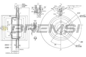 Bremsi CD8627V - DISCO DE FRENO | BRAKE DISCS