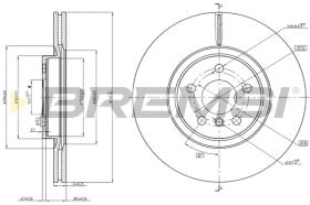 Bremsi CD8762V - DISCO DE FRENO | BRAKE DISCS