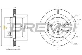 Bremsi CD8763V - DISCHI FRENO | BRAKE DISCS