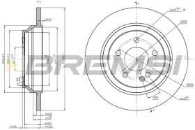 Bremsi CD8764V - DISCO DE FRENO | BRAKE DISCS