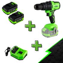 JBM PROMO-ELECTR6B - PROMO ELÉCTRICA: TALADRO 60006 + 2 BATERÍAS Y 1 CARGADOR DE