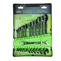  54117 - SET DE 12 LLAVES COMBINADAS CON TRINQUETE