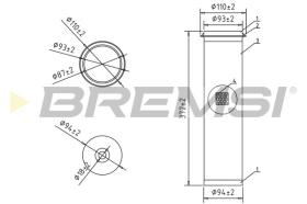 Bremsi FA2195 - FILTRO DE AIRE | AIR FILTER