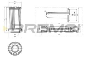 Bremsi FE1435 - FILTRO DE COMBUSTIBLE | FUEL FILTER
