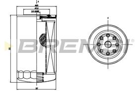 Bremsi FE1502 - FILTRO DE COMBUSTIBLE | FUEL FILTER
