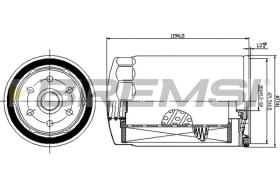 Bremsi FE1509 - FILTRO DE COMBUSTIBLE | FUEL FILTER