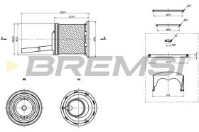 Bremsi FE2439 - FILTRO DE COMBUSTIBLE | FUEL FILTER