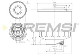 Bremsi FE2475 - FILTRO DE COMBUSTIBLE | FUEL FILTER