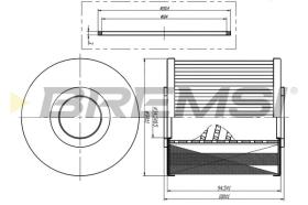 Bremsi FL1732 - FILTRO DE ACEITE | OIL FILTER