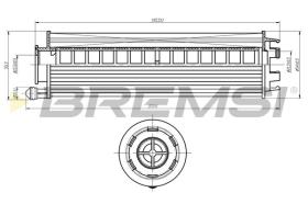 Bremsi FL2350 - FILTRO DE ACEITE | OIL FILTER