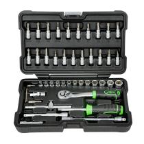 JBM 54109 - ESTUCHE DE HERRAMIENTAS DE 46 PIEZAS CON VASOS HEXAGONALES 1