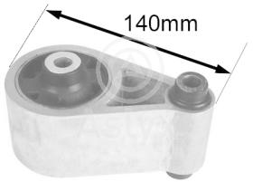 ASLYX AS201747 - SOPORTE MOTOR TRASERO. L TOTAL 148MM