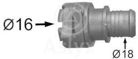 ASLYX AS502185 - ADAPTADOR CONECTOR MGTOS 16MM PSA-FORD