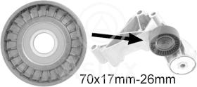 ASLYX AS506359 - RODILLO EN TENSOR CORREA CONNECT 1.8D-KA (Ø70X17-26MM)