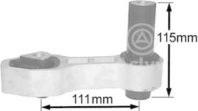 ASLYX AS507116 - SOP MOTOR TRAS FIAT 500 1.3D