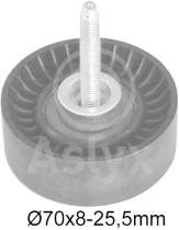 ASLYX AS521093 - RODILLO TENSOR FORD MONDEO 2.0I (Ø70X8-2 5,5MM)