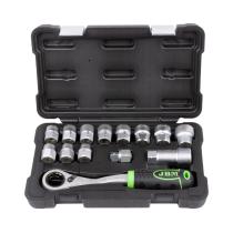 JBM 54090 - ESTUCHE DE HERRAMIENTAS GO-THROUGH DE 14 PIEZAS 1/2' CINCAD