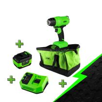 JBM PROMO-60042A - PROMO 60042 PISTOLA DE CALOR + 60015 + 60016 + 53782