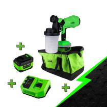 JBM PROMO-60043A - PROMO 60043 PULVERIZADOR DE PINTURA A BATERÍA + 60015 + 6001