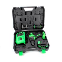 JBM 60074C - TALADRO PERCUTOR 2 VELOCIDADES A BATERÍA CON MALETÍN
