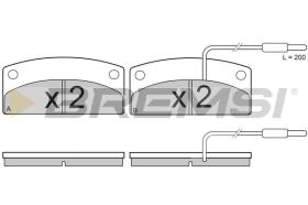 Bremsi BP3875 - PASTILLA DE FRENO | BRAKE PADS