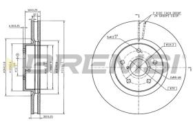 Bremsi CD8766V - DISCO DE FRENO | BRAKE DISCS